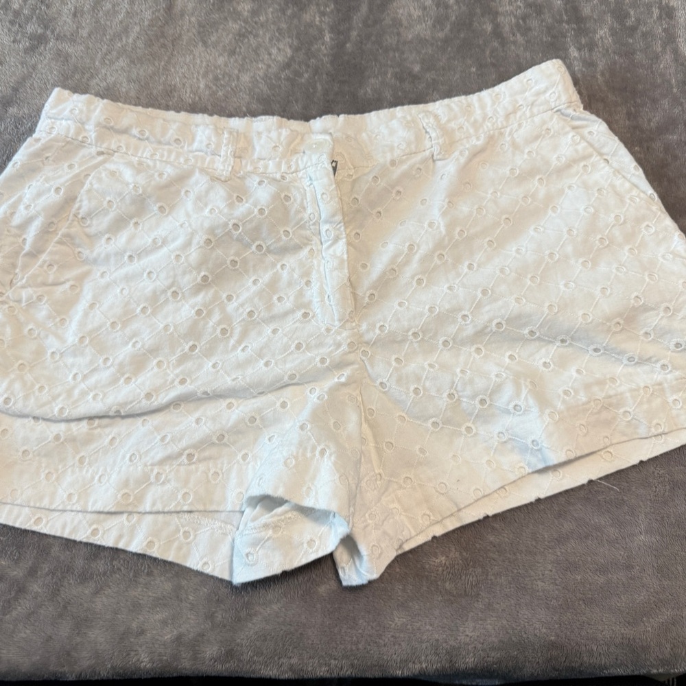 GAP White Bermuda Shorts Relaxed Fit Lightweight